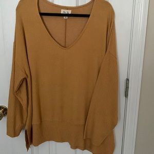 Women’s Gold Sweater size 1X
